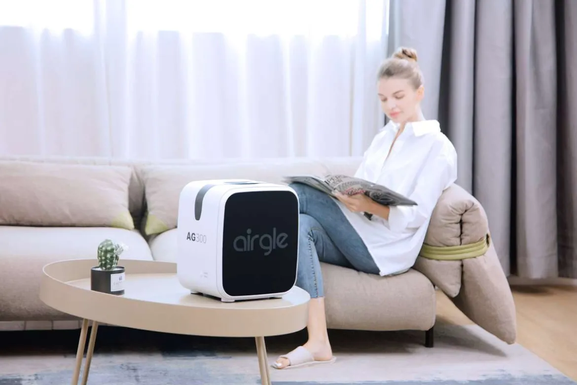 Airgle mobiler Raumluftreiniger AG300 für privat & Gewerbe