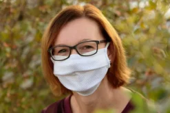 Antiwave Textile Mund und Nasenmaske - mit Reinsilber