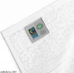 Badvorleger Baumwolle weiß 50x80 ohne Gummierung in Bio-Qualität