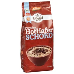 Bauckhof Porridge Hot Hafer Schoko - Demeter Haferbrei glutenfrei