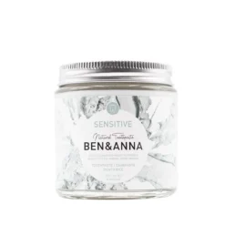 Ben & Anna Zahnpasta Sensitive ohne Fluorid im Glastiegel