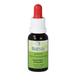 BioPräp Cayenne Extrakt Tinktur - Cayennepfeffer Tropfen, 20 ml