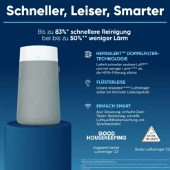 Blueair Blue Pure 3450i Max Luftreiniger mit HEPASilent und App-Steuerung