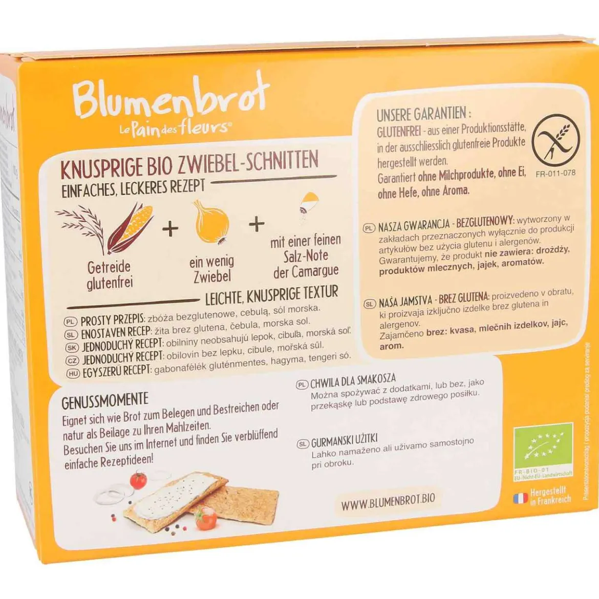 Blumenbrot Zwiebel - Dünnes Knusper Zwiebelbrot ohne Hefe