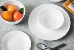 Corelle Glas Kuchenteller - weiß, hitzebeständig bis 176° C
