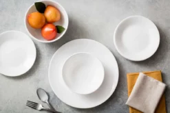 Corelle Glas Kuchenteller - weiß, hitzebeständig bis 176° C