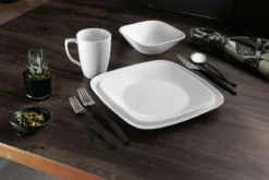 Corelle Speiseteller klein als Glas-Dessertteller in Weiß