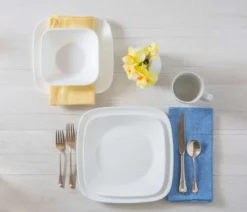 Corelle Speiseteller klein als Glas-Dessertteller in Weiß