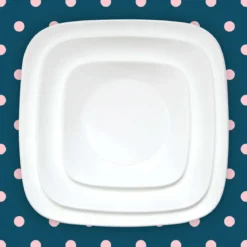 Corelle Speiseteller pure white: ideal als Campinggeschirr