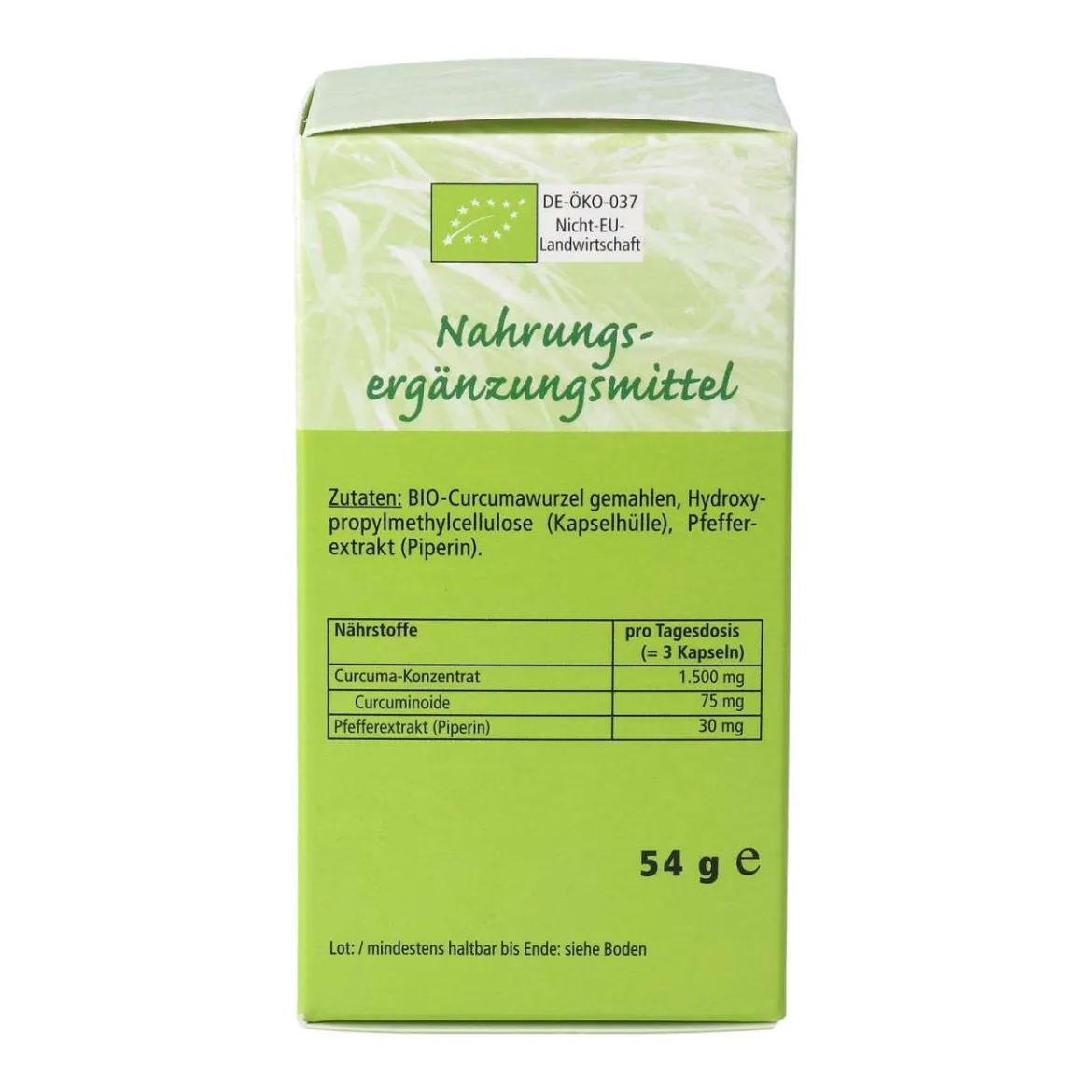 Curcuma Bio Kapseln 90 Stück