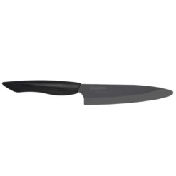 Extrem scharfe, schwarze Keramikmesser Shin black von Kyocera