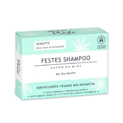 Festes Shampoo Sensitive mit Bio Hanföl von Savon du Midi