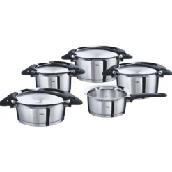 Fissler Topfset Intensa 5-teilig Edelstahl - schonend kochen