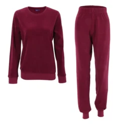 Frottee Schlafanzug Damen aus 100% weicher Bio Baumwolle