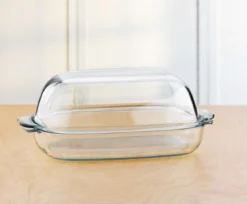 Geflügelbräter mit Deckel für knuspriges Hähnchen im Bräter