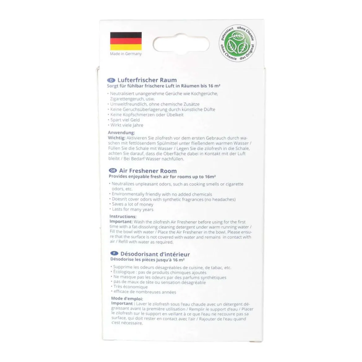 Geruchskiller von Zielonka: Classic plus - Neutralisiert Gerüche