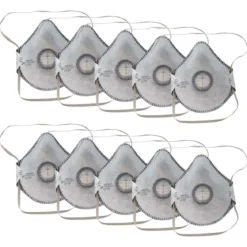 Geruchsmaske mit Ventil, 10er Pack