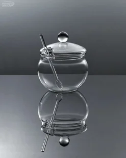 Glas Jena Marmeladendose: elegant und praktisch