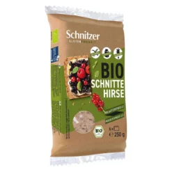 Glutenfreies Bio Hirsebrot ohne Hefe, Soja und ohne Laktose