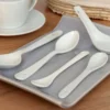 Großer Porzellanlöffel 20 cm: Schöner Müsli-Löffel, nickelfrei