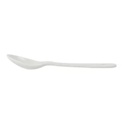Großer Porzellanlöffel 20 cm: Schöner Müsli-Löffel, nickelfrei