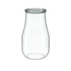 Große Weckgläser mit Glasdeckel im 4er Set in beliebter Tulpenform mit 2700 ml Fassungsvermögen