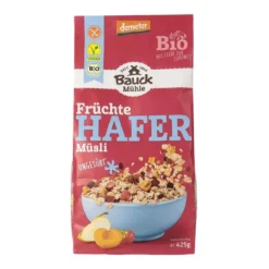 Hafermüsli mit Früchten - garantiert glutenfrei von Bauckhof