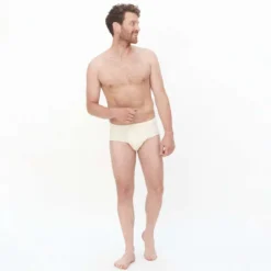 Herren Slips mit Eingriff aus 100% Bio Baumwolle - bequem