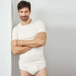 Herren Slips mit Eingriff aus 100% Bio Baumwolle - bequem