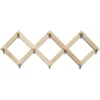 Holz Wandgarderobe mit vielen Haken - Side by Side Design