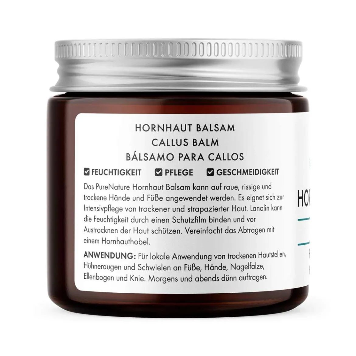 Hornhautbalsam aus rein natürlichen Inhaltsstoffen