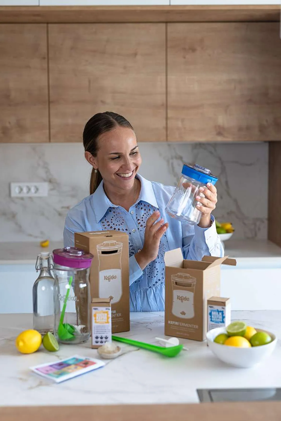 Kefirmaker Kefirko Fermenter für Milchkefir & Wasserkefir