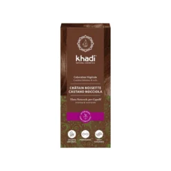 Khadi nussbraun für einen intensiven Braunton