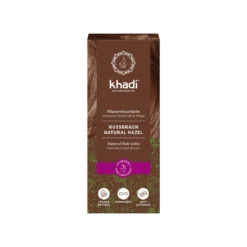 Khadi nussbraun für einen intensiven Braunton