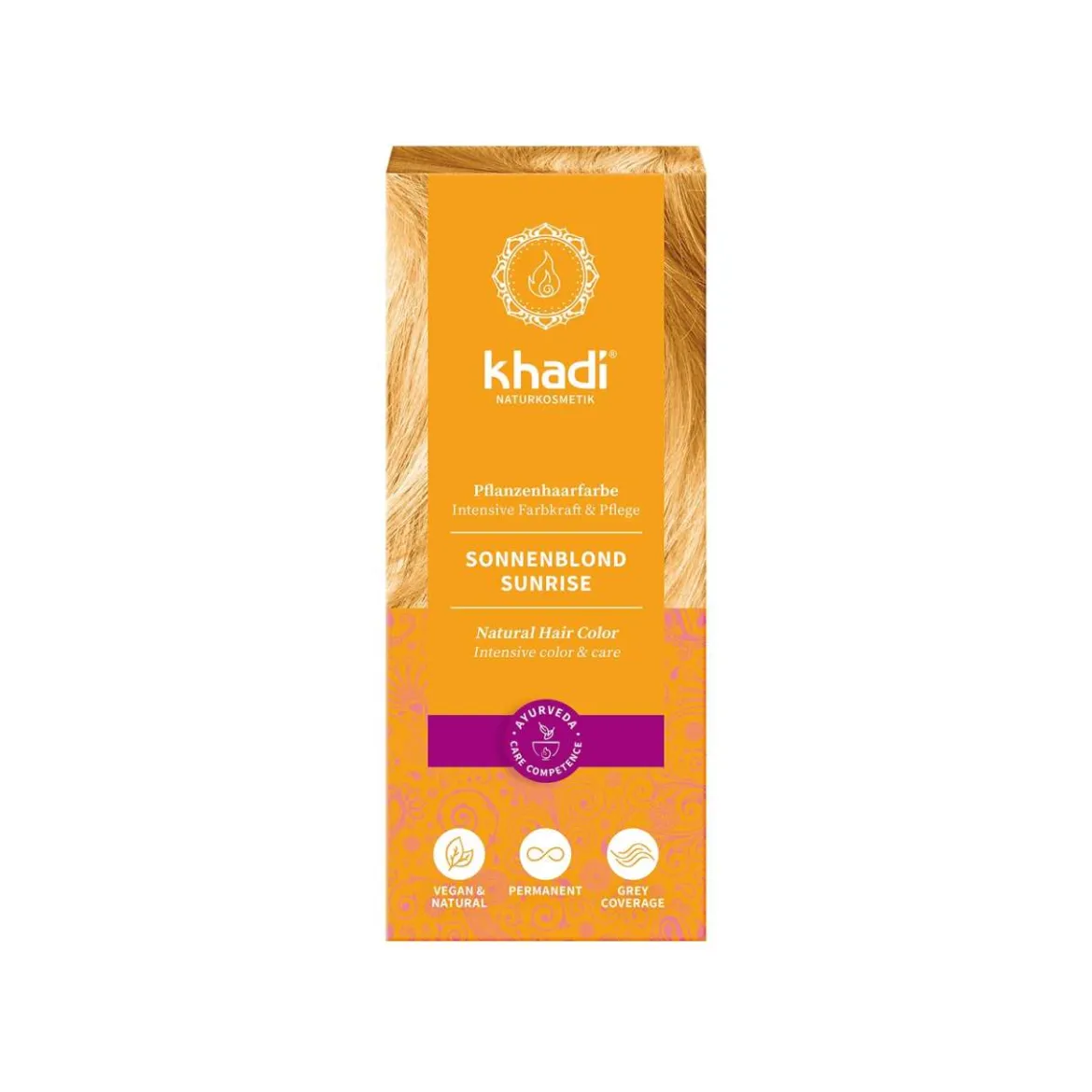 Khadi Sonnenblond: Natürliche Haarfarbe für sonnige Leuchtkraft