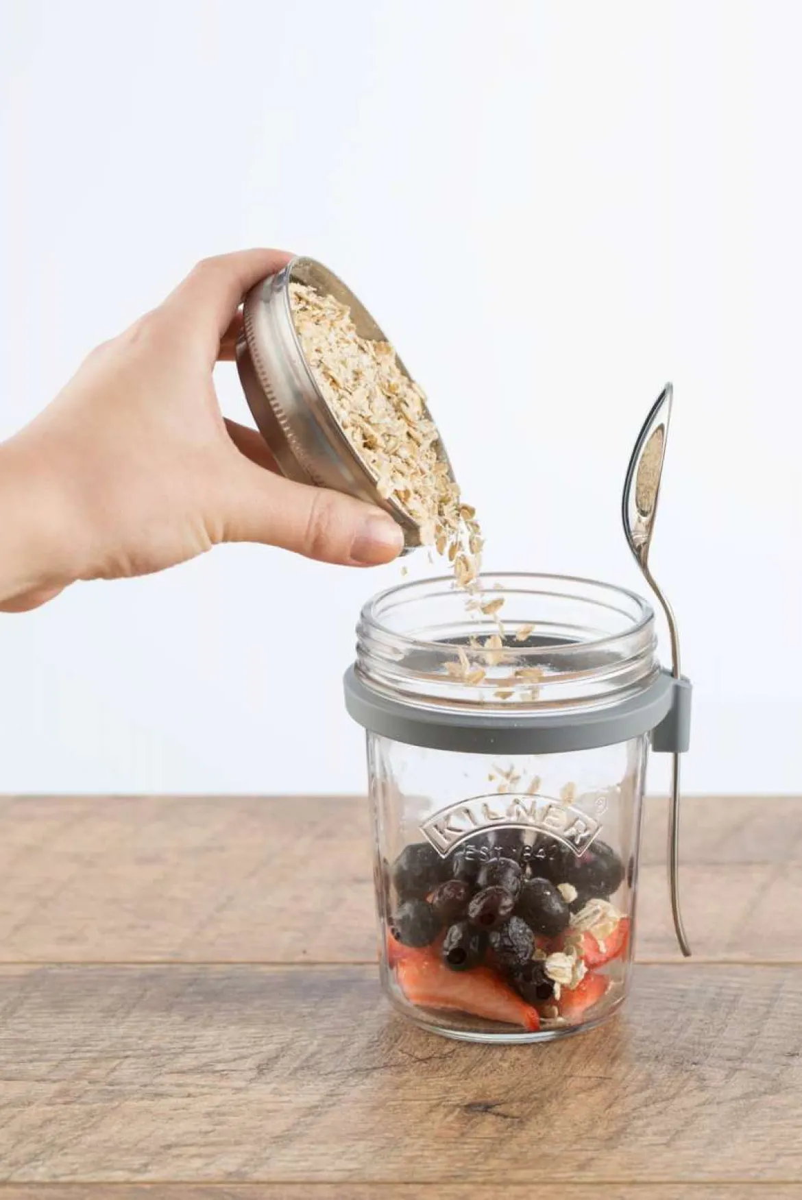Kilner Frühstücksglas:Leckeres Frühstück to go mitnehmen