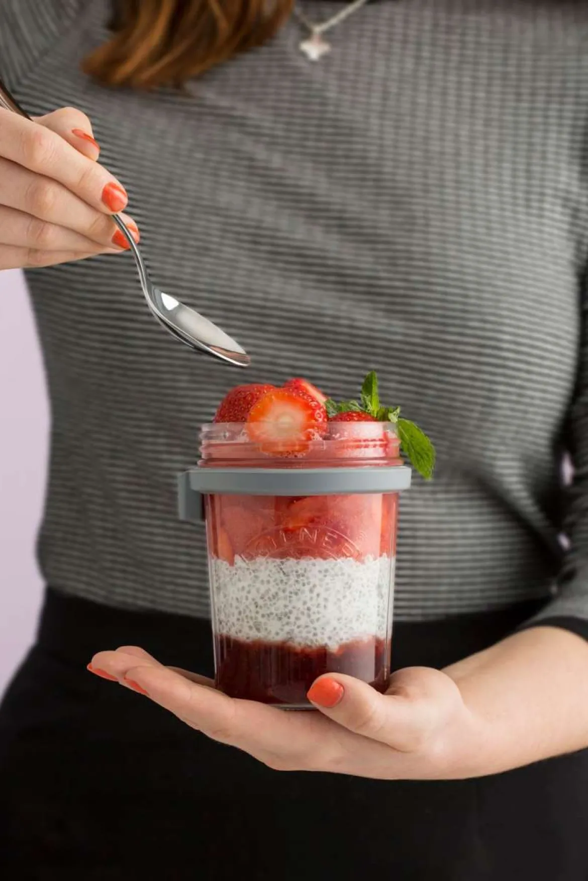 Kilner Frühstücksglas:Leckeres Frühstück to go mitnehmen