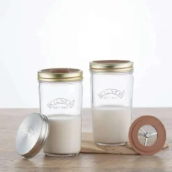 Kilner Nussmilchbereiter zum Pflanzenmilch selbst herstellen