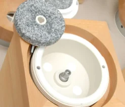 Komo Getreidemühle + Flocker Duett 100 als Kombimühle in Buche