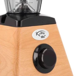 KoMo KoMoMix+ Mixer mit Holzfuß zum Zerkleinern, Pürieren & Smoothies