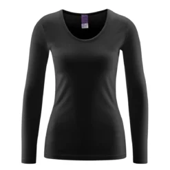 Living Crafts Damen Langarm-Unterhemd Johanna aus Bio-Baumwolle