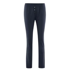 Living Crafts Damen Pyjamahose aus 100% Bio-Baumwolle in zwei Farben
