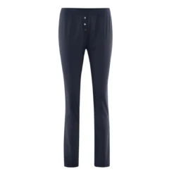 Living Crafts Damen Pyjamahose aus 100% Bio-Baumwolle in zwei Farben
