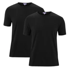 Living Crafts Herren Basic T-Shirts aus Bio Baumwolle - Doppelpack