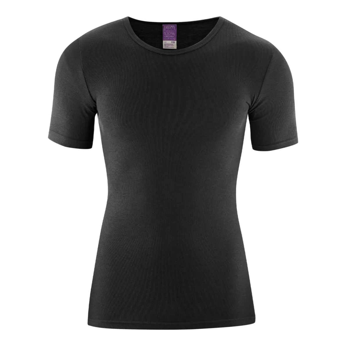 Living Crafts Herren Kurzarm-Shirt Jacob aus Bio-Baumwolle