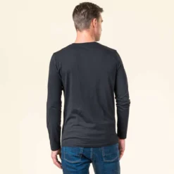 Living Crafts Herren Langarm-Shirt Terik aus Bio-Baumwolle