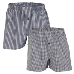 Living Crafts lockere Boxershorts im Doppelpack für Herren