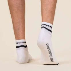 Living Crafts Unisex Sneaker-Socken Orell aus Bio-Baumwolle, 2er-Pack