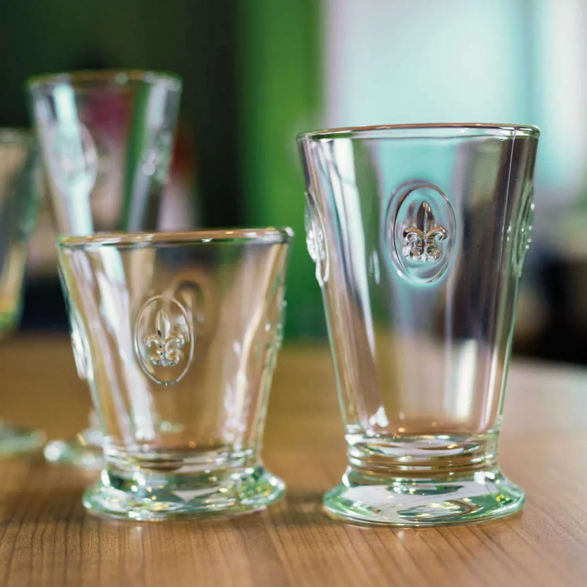 Longdrinkglas - Gläser im französischen Fleur de Lys Design