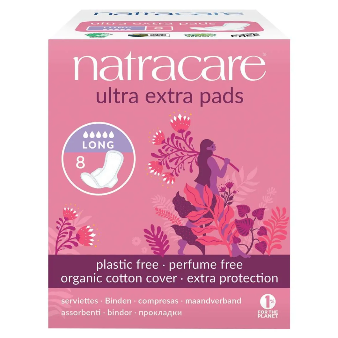 Natracare Dünne Binden long - für stärkere Tage & Nacht